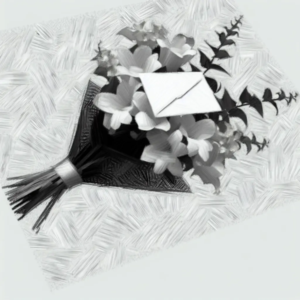 Detailopname van een boeket met zichtbare bloemstructuren