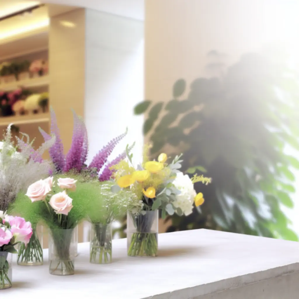 Selectie van moderne, kleurrijke signature boeketten